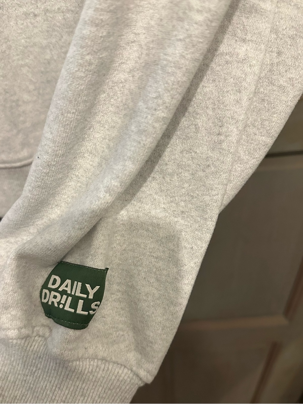 Daily Drills Grey Fleece Sweater - Picture 4 of 5